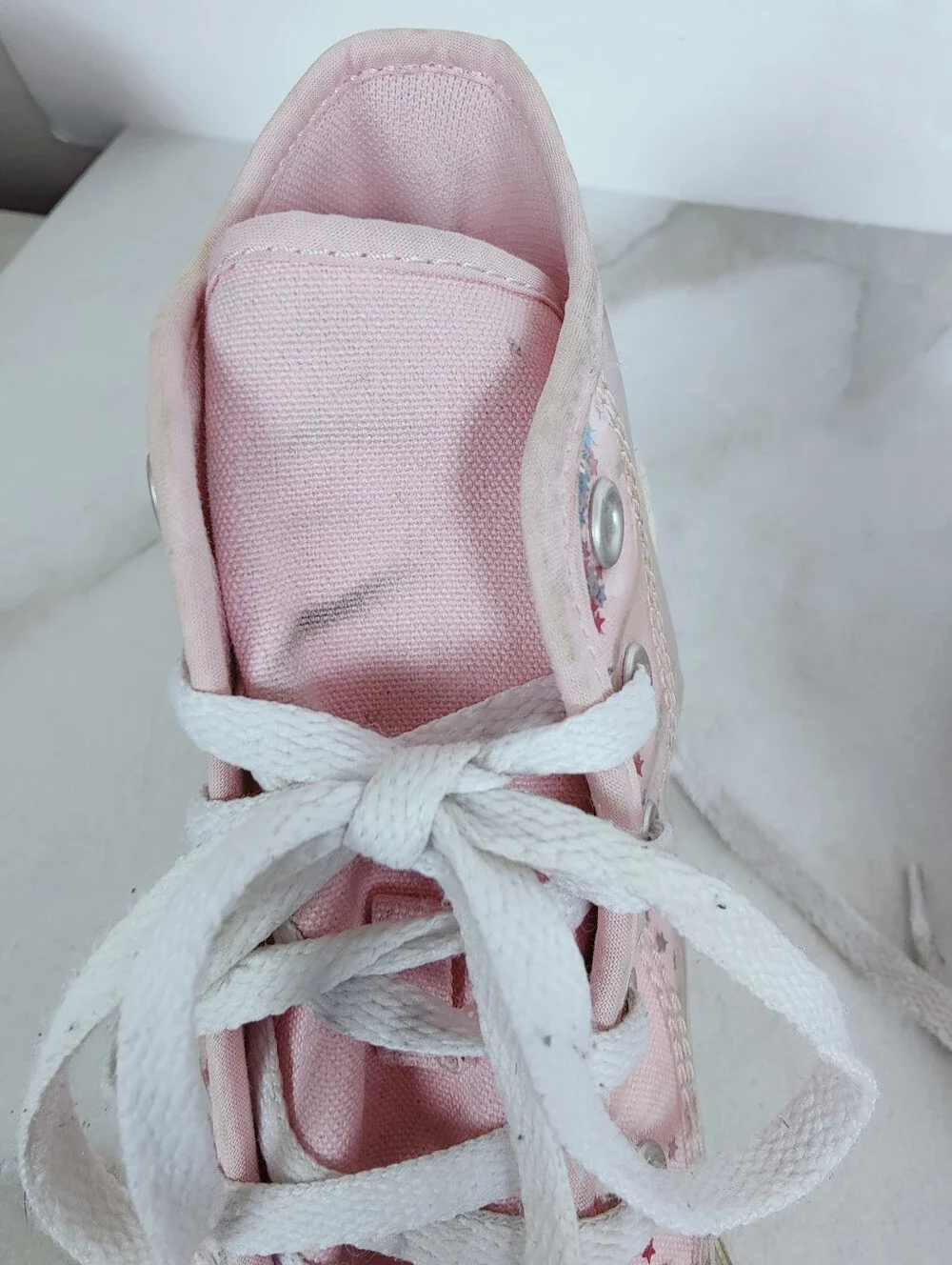 Converse Girls' Chuck Taylor All Star Confetti High Top Sneakers, Pink, Sz 5